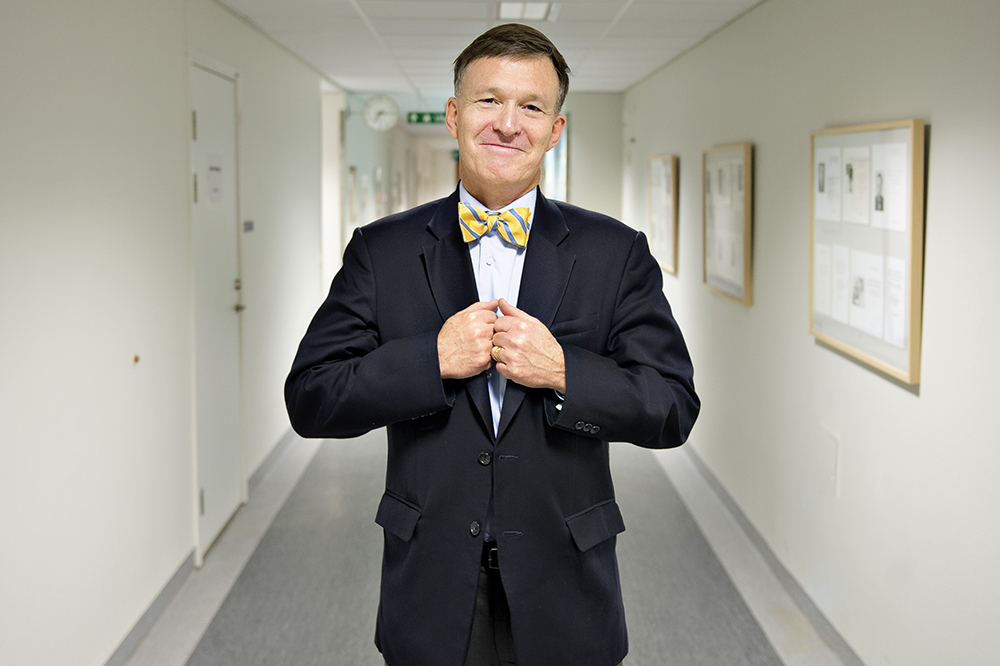 Jonas Bergh, professor och överläkare vid cancertemat, bröstcentrum, Karolinska Universitetssjukhuset.